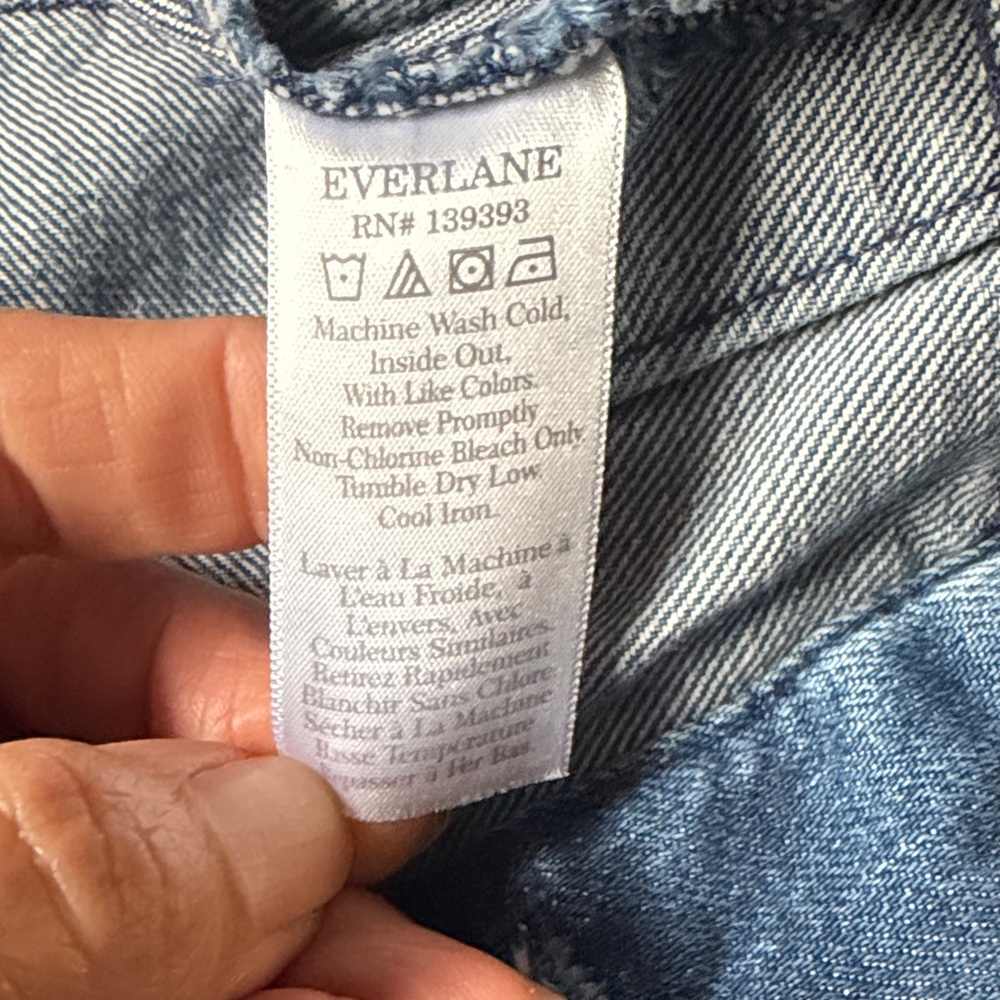 Everlane Blue Denim Jumpsuit - Picture 6 of 7